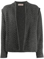 Issey Miyake Pre-Owned cardigan à design ouvert devant - Gris