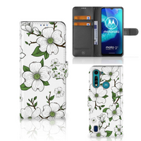 Motorola G8 Power Lite Hoesje Dogwood Flowers