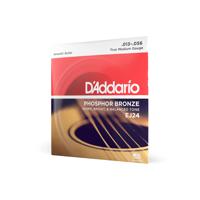 D'Addario EJ24 snaar voor muziekinstrumenten Akoestisch 6 stuk(s) Gitaar - thumbnail