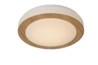 Lucide Dimy ronde plafondlamp 28cm 12W licht eiken - thumbnail