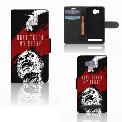 Huawei Y3 2 | Y3 II Portemonnee Hoesje Zombie Blood Huawei Y3 2 | Y3 II Portemonnee Hoesje Zombie Blood