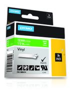 Labeltape DYMO IND RHINO 1805414 Vinyl Tapekleur: Groen Tekstkleur:Wit 12 mm 5.5 m - thumbnail