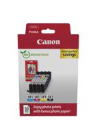 Canon Inktcartridge CLI-581 BK/C/M/Y Photo Value Pack Origineel Combipack Zwart, Cyaan, Magenta, Geel 2106C006 - thumbnail