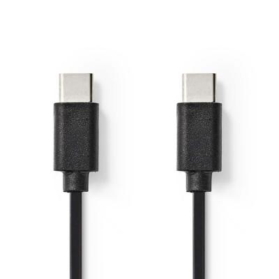 USB 2.0-Kabel | Type-C Male - Type-C Male | 1,0 m | Zwart USB 2.0-Kabel | Type-C Male - Type-C Male | 1,0 m | Zwart