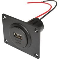 ProCar 67332501 Power USB inbouwstopcontact met montageplaat Stroombelasting (max.): 3 A Geschikt voor USB-A - thumbnail