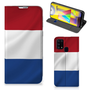 Samsung Galaxy M31 Standcase Nederlandse Vlag