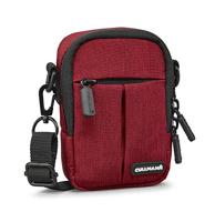 Cullmann - 90222 - MALAGA Compact 300 Cameratas voor compacte camera's, rood - binnenafmetingen: 70x110x40mm - waterafstotend dankzij 450D rip-stop polyester PU coating