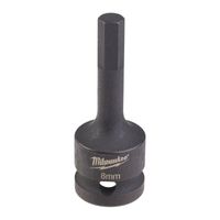 Milwaukee Accessoires 1/2 Impact HEX bit dop HEX8 - 4932478065