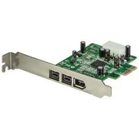 StarTech.com 3-poort 2b 1a 1394 PCI Express FireWire Adapterkaart - thumbnail