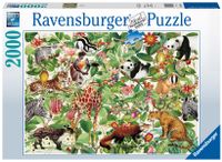 Ravensburger puzzel 2000 stukjes Jungle - thumbnail