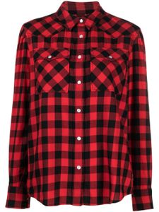 Woolrich chemise en flanelle à carreaux - Rouge