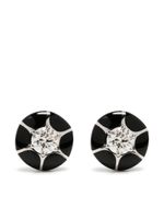 Selim Mouzannar boucles d'oreilles Sea Flower en or blanc 18ct serties de diamants - Argent - thumbnail