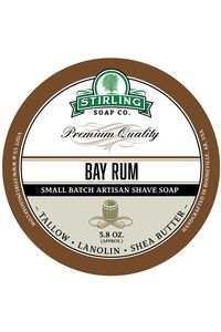 Stirling Soap Co. scheercrème Bay Rum 165ml