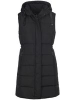 Donzen bodywarmer capuchon Van BASLER zwart