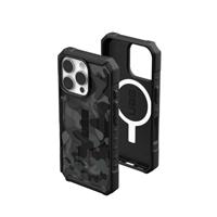 URBAN ARMOR GEAR Pathfinder MS case compatibel met Apple iPhone 16 Pro Case (Draadloos / Magnetisch opladen compatibel, bescherming volgens militaire standaard) middernacht camo