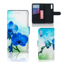 Huawei P20 Hoesje Orchidee Blauw - Cadeau voor je Moeder