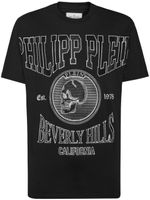 Philipp Plein t-shirt en coton à ornements en cristal - Noir - thumbnail