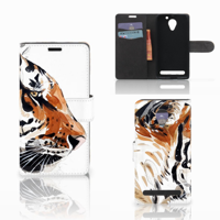 Hoesje Lenovo C2 Power Watercolor Tiger