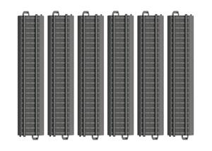 Märklin World 23180 H0 My World - kunststof rails recht 180 mm (6 stuks)