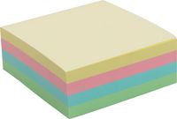 Pergamy jumbo notes, ft 76 x 76 mm, 320 vel, geassorteerde pastelkleuren - thumbnail