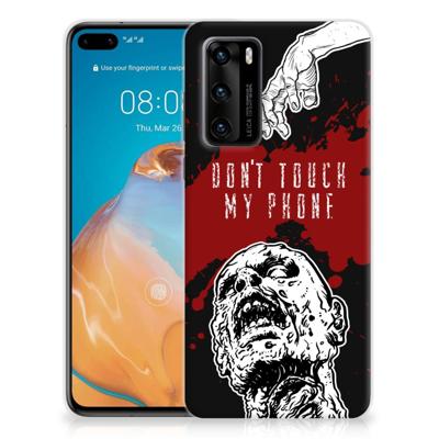 Huawei P40 Silicone-hoesje Zombie Blood Huawei P40 Silicone-hoesje Zombie Blood