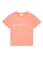 Givenchy Kids t-shirt en coton à logo imprimé - Rose - thumbnail