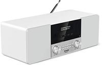 TechniSat DIGITRADIO 3 - Stereo DAB radio compact systeem (DAB+, FM, CD speler, Bluetooth, USB, hoofdtelefoonaansluiting, AUX ingang, radiowekker, OLED display, 20 Watt RMS) wit