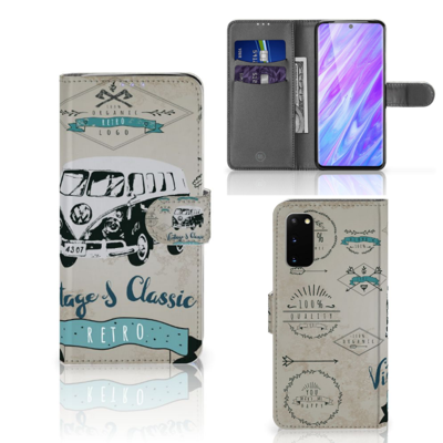 Samsung Galaxy S20 Telefoonhoesje met foto Retro VW Bus Samsung Galaxy S20 Telefoonhoesje met foto Retro VW Bus