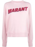 MARANT ÉTOILE sweat Mobyli à logo imprimé - Rose - thumbnail