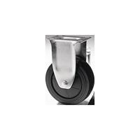 4-delige wielenset, 4-delig, 4 wielen, 2 x fix+2 x draaibare wielen.