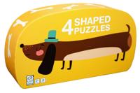 Barbo Toys 5851 puzzel Vormpuzzel 4 stuk(s)