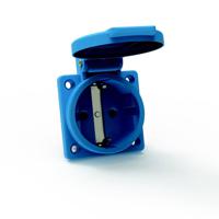 Bals Elektrotechnik 71099 Aanbouwcontactdoos IP54 Blauw - thumbnail