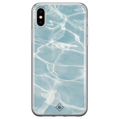 iPhone X/XS siliconen hoesje - Oceaan