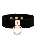 Manokhi Jacob suede choker necklace - Noir