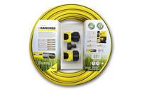 Kärcher aansluitset 10 meter 3/4 inch (voor hogedrukreiniger of bewatering van de tuin, incl. G3/4 kraanaansluiting, universele slangaansluiting + aansluiting met Aqua Stop)