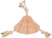 TRIXIE BE Nordic hondenspeelgoed, knuffeldier, geruisloze schelpsteen van pluche/touw - 36047