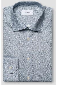 ETON Slim Fit Overhemd blauw, Motief