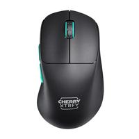 CHERRY XTRFY M64 Wireless, Ultralichte Draadloze Gamingmuis, 2,4 GHz, Geoptimaliseerd voor E-Sports, Ergonomische Vorm met extra lage Voorkant, Zwart