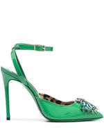 Philipp Plein escarpins 110 mm ornés de cristaux - Vert