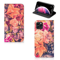 Apple iPhone 11 Pro Max Smart Cover Bosje Bloemen - thumbnail