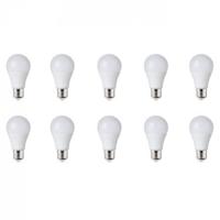LED Lamp 10 Pack - E27 Fitting - 15W - Helder/Koud Wit 6400K