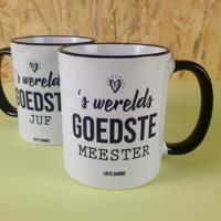 Gepersonaliseerde Mok 's Werelds Goedste Juf Of Meester