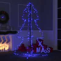 Kegelkerstboom 200 LED's binnen en buiten 98x150 cm