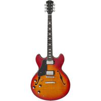 Sire Larry Carlton H7L Cherry Sunburst linkshandige semi-akoestische gitaar - thumbnail