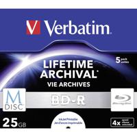 Verbatim 43823 M-Disc Blu-ray 25 GB 5 stuk(s) Jewelcase Bedrukbaar - thumbnail