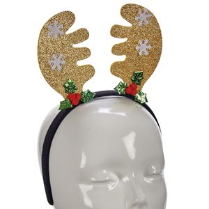 Kerst diadeem/haarband - rendier gewei - 22 cm - kinderen/volwassenen