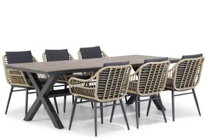 Coco Leonardo/Forest 240 cm dining tuinset 7-delig