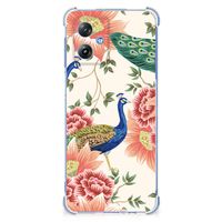 Case Anti-shock voor Motorola Moto G54 Pink Peacock