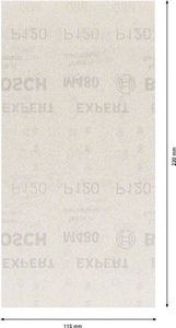 Bosch Accessoires Expert M480 schuurnet voor vlakschuurmachines 115 x 230 mm, K120 - 10 stuk(s) - 2608900763