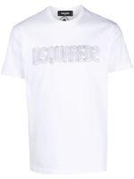 DSQUARED2 logo-print cotton T-shirt - Blanc